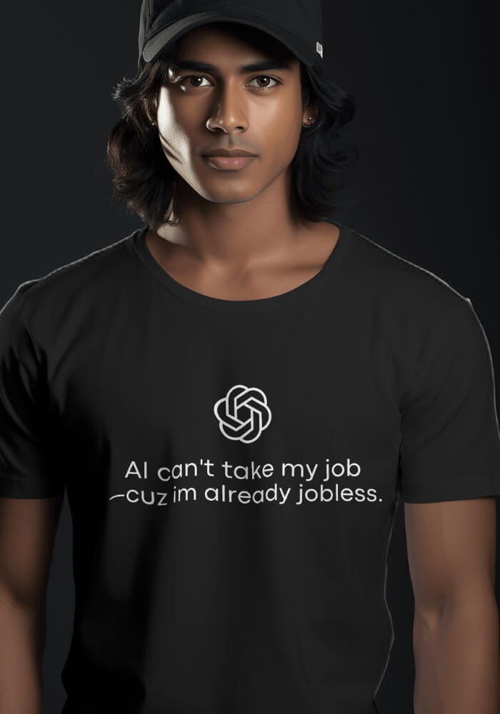 AI Can't Take My Job Tee