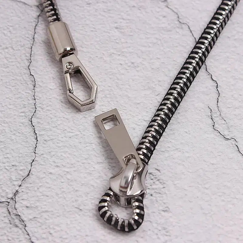 Adjustable Zipper Necklace