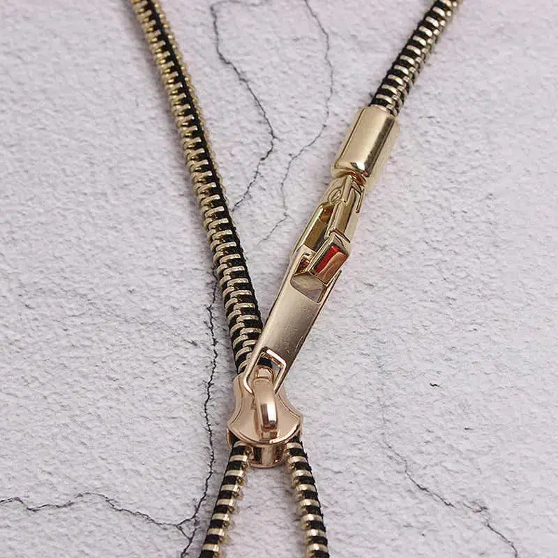 Adjustable Zipper Necklace