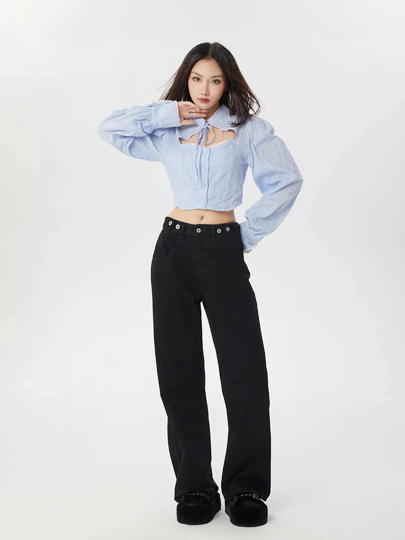 Classiccore Cut Out Crop Shirt