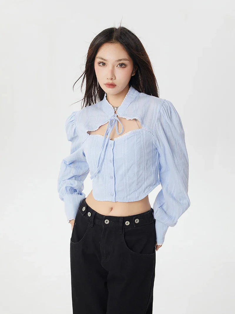 Classiccore Cut Out Crop Shirt