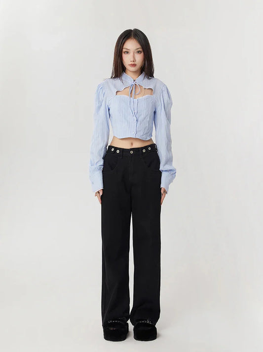 Classiccore Cut Out Crop Shirt