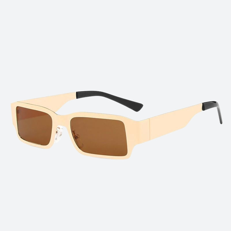 Cyberpunk Rectangle Metal Sunglasses