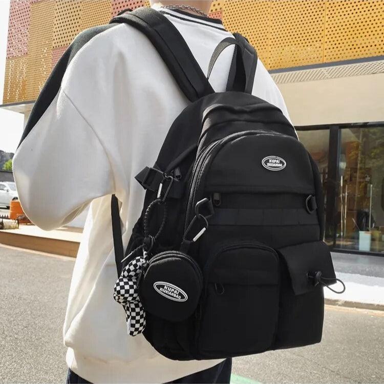 Extra Pockets Casual School Backpack