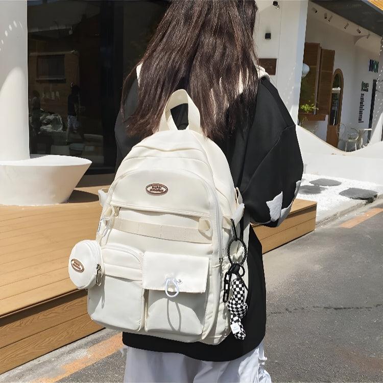 Extra Pockets Casual School Backpack