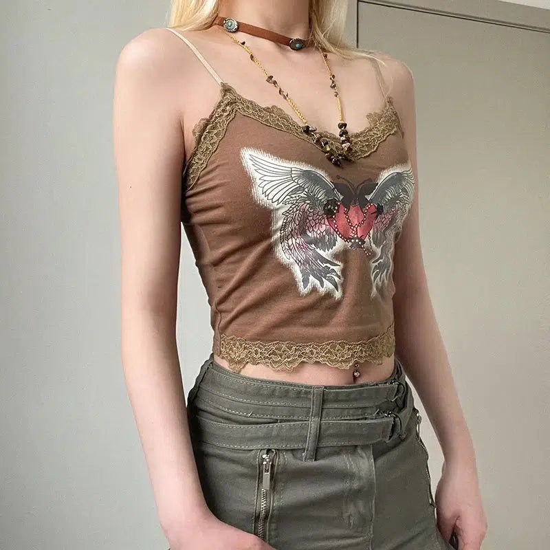 Fairy Grunge Angel Wings Top