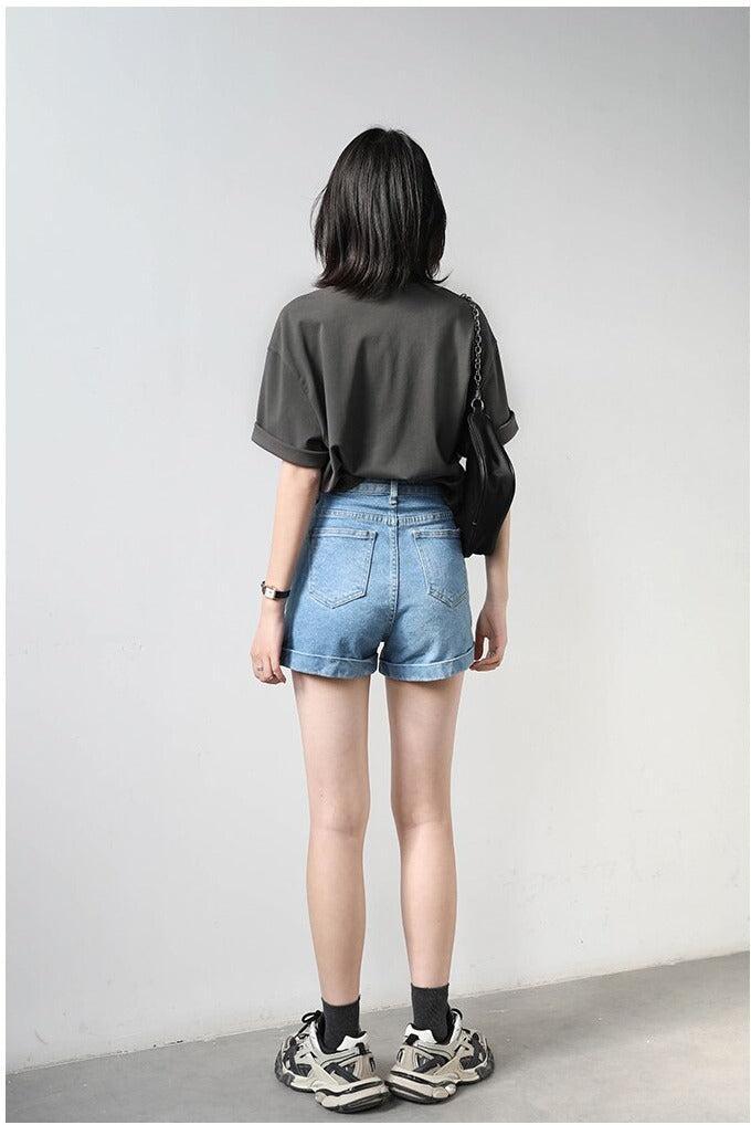 Grunge Casual Denim Shorts