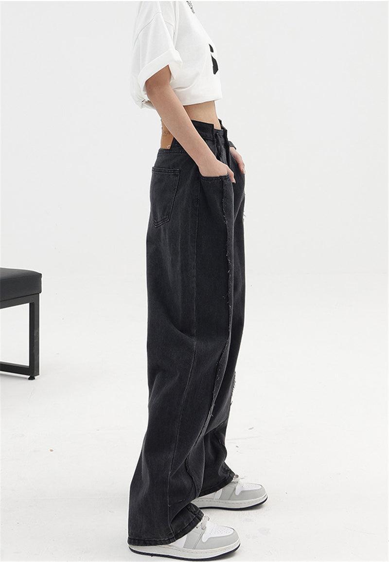 Low Rise Wide Leg Baggy Jeans