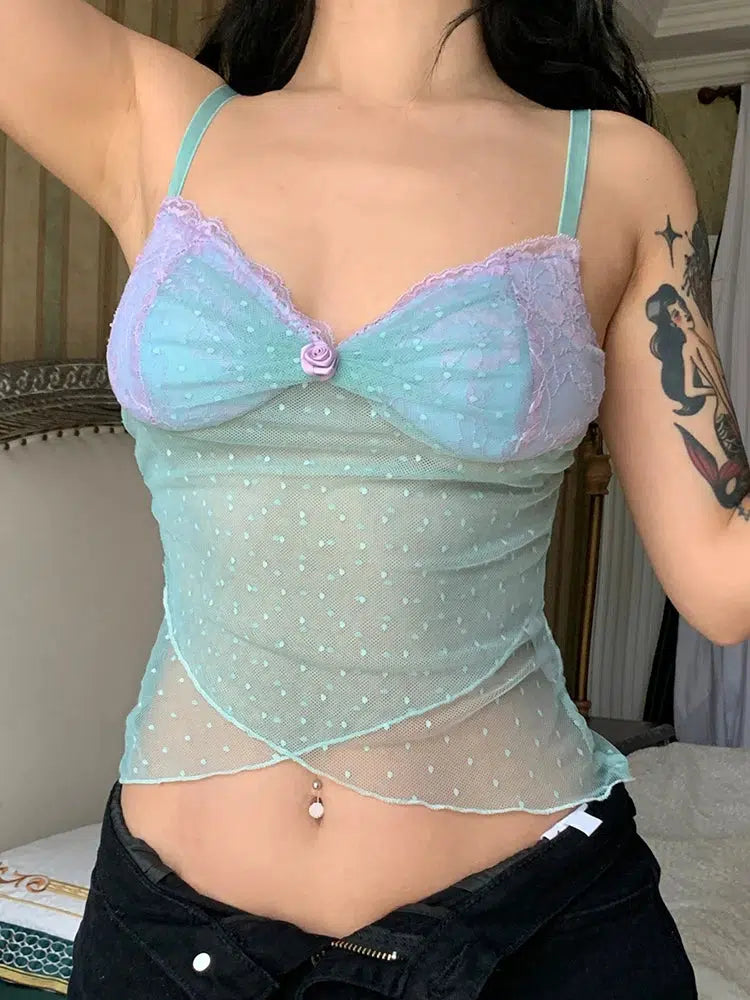 Mermaid Sheer Mesh Top