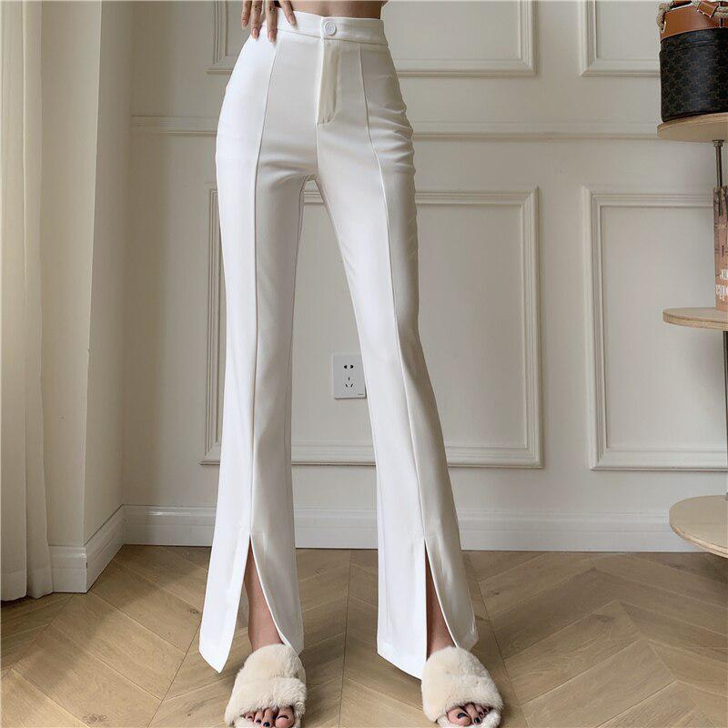 Old Money Hem Split Pants