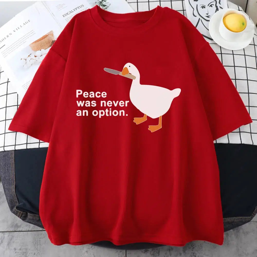 Peace Was Never An Option Tee