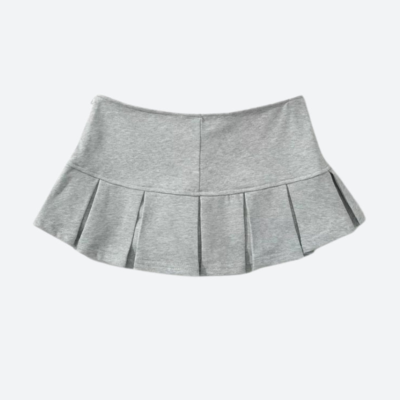 Pleated Micro Mini Skort