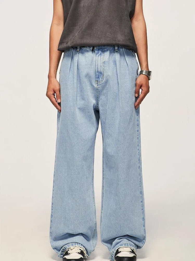 Skater Wide Leg Denim Jeans