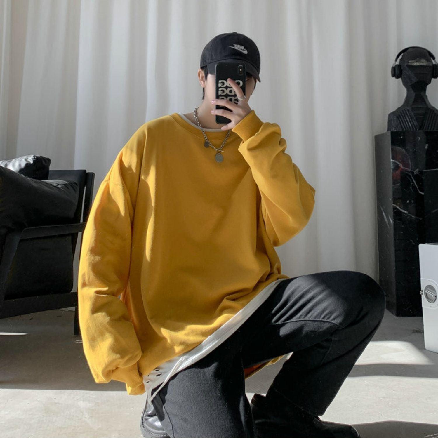 Soft Boy Basic Oversized Sweatshirt