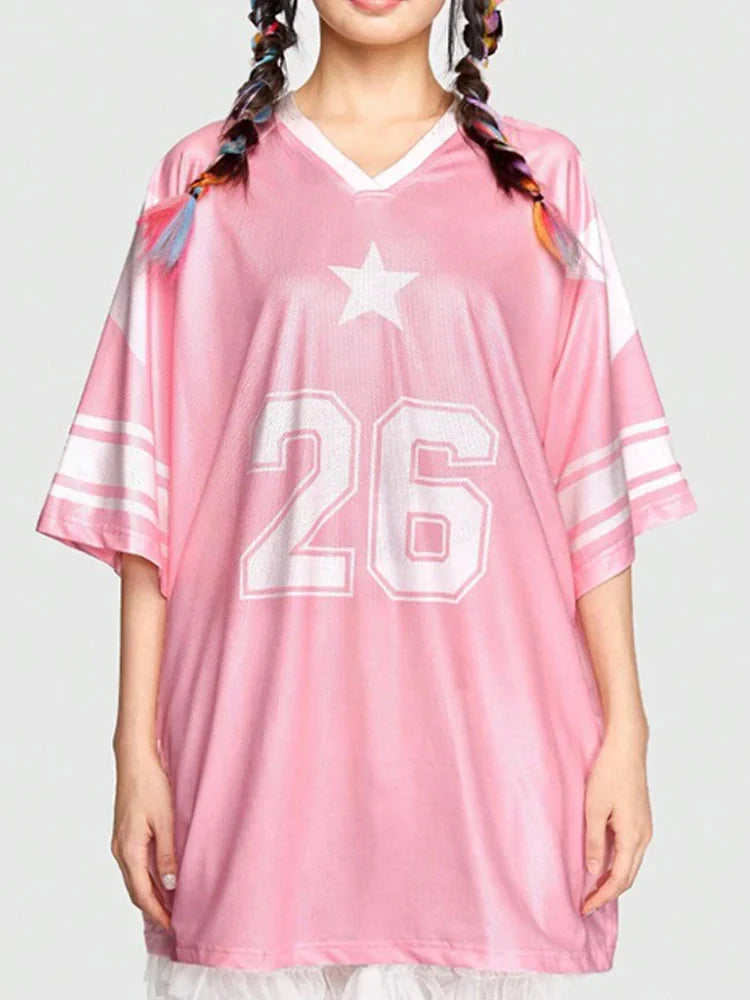 Soft Girl Star 26 Jersey Top