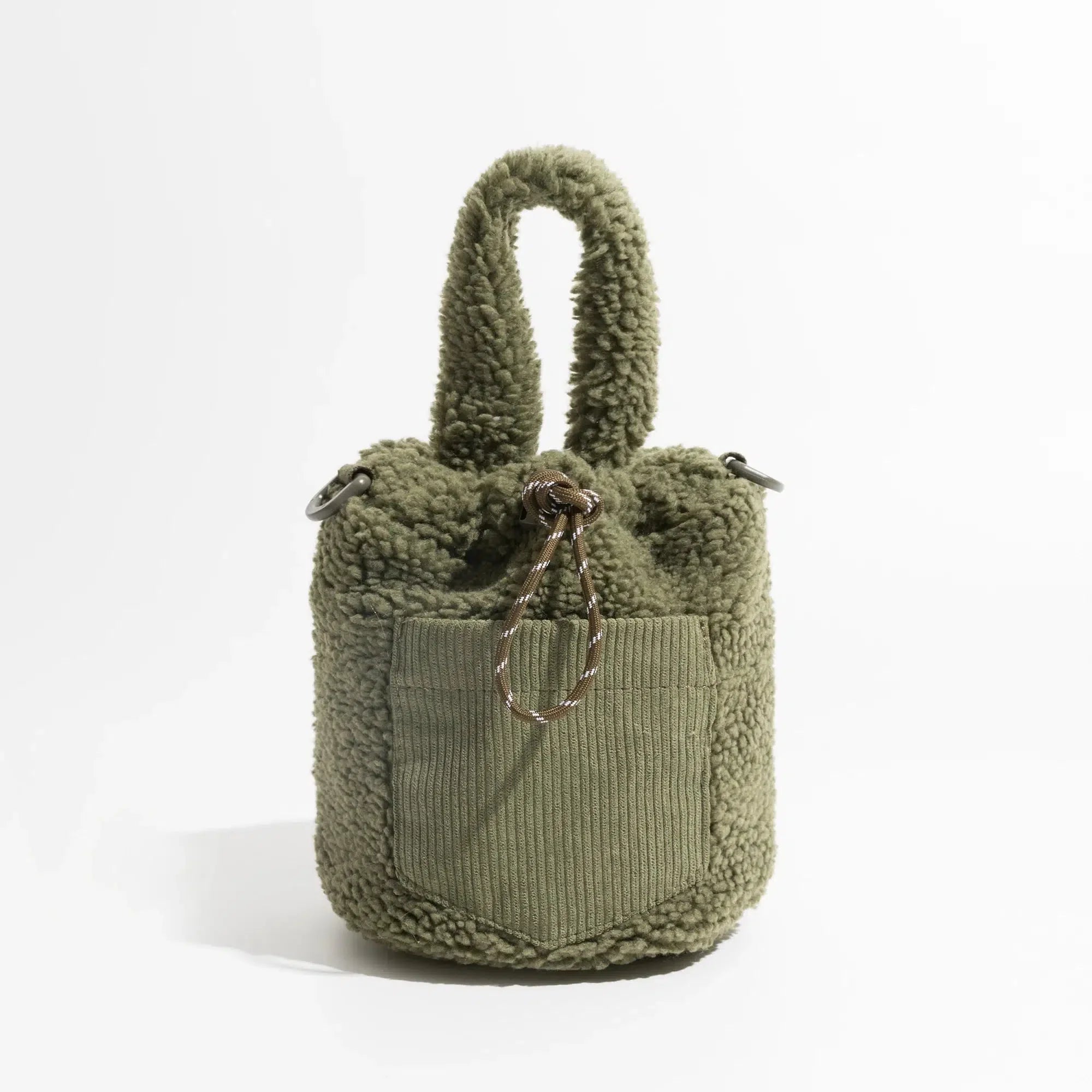 Teddy Pocket Bucket Bag