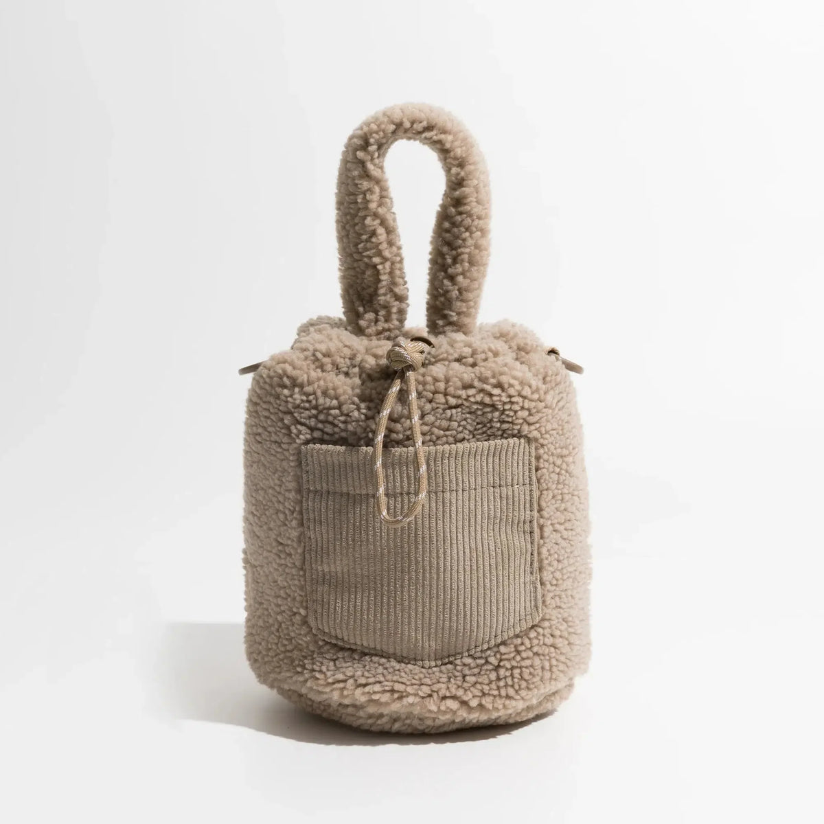 Teddy Pocket Bucket Bag