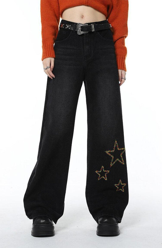 Tinsel Stars Wide Leg Jeans