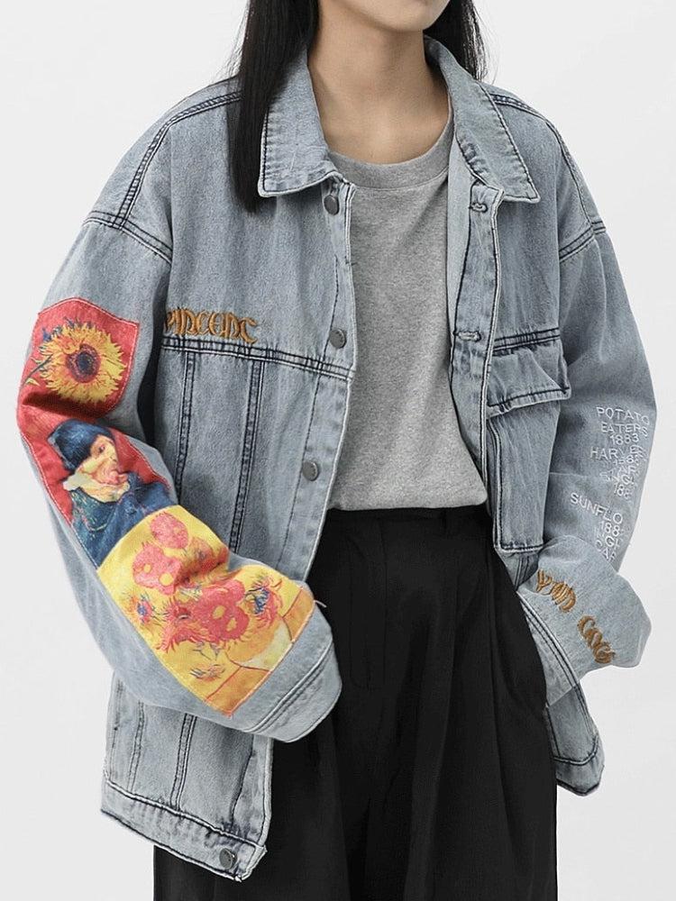 Vincent Van Gogh Denim Jacket