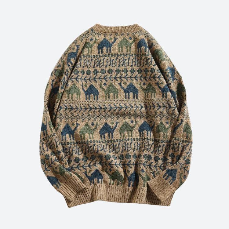 Vintage Camel Knitted Sweater