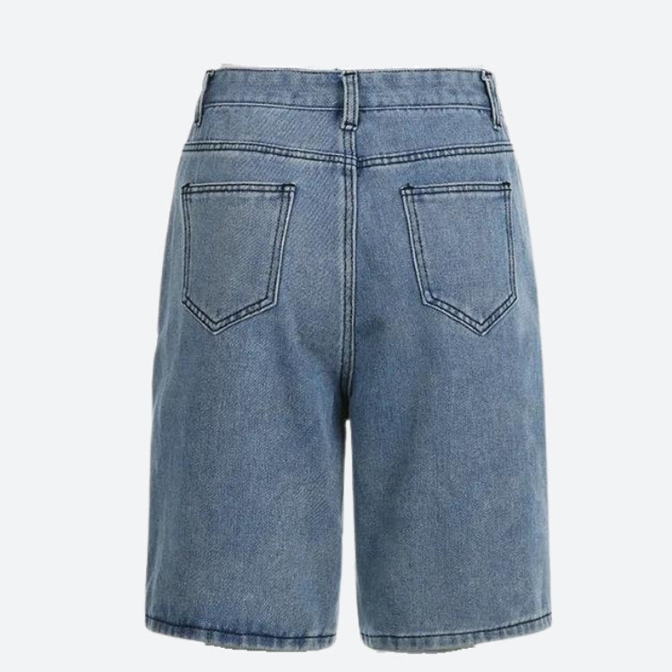 Y2K Star Jean Shorts