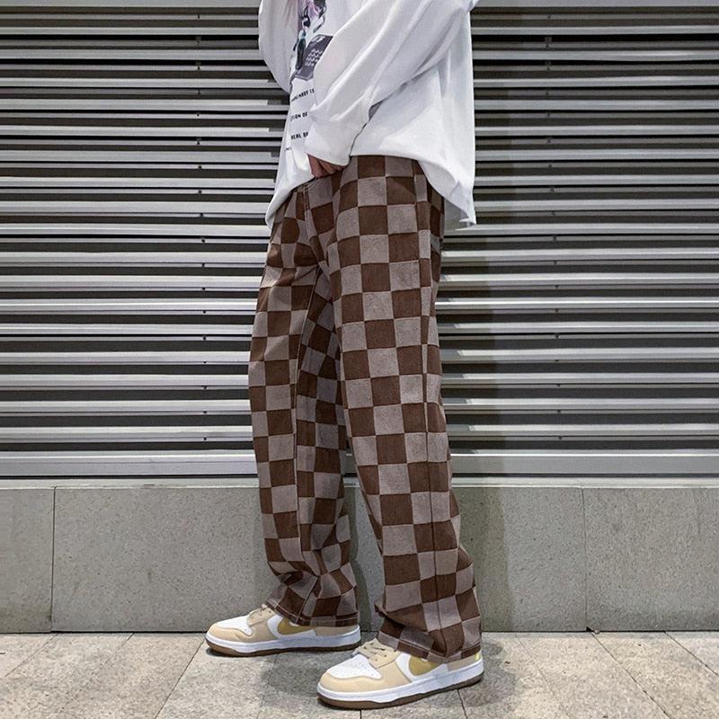 Y2K Checkered Pants